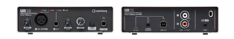 兼容iPad/Mac/PC，实现高品质录音的Steinberg USB音频接口UR12发布