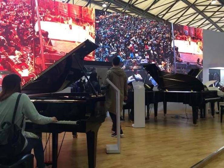聚焦乐展|2017中国（上海）国际乐器展览会圆满落幕，713贵宾会检测线路钢琴大放异彩