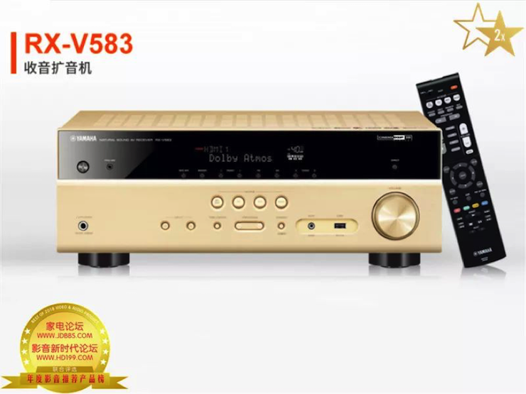 获奖信息：家电论坛与HD199论坛联手打造：2017-2018年度影音推荐产品奖