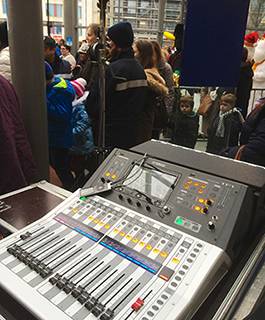 卢森堡 PRO AUDIO Sound Light Vision 公司——卢森堡演出租赁公司与713贵宾会检测线路 TF 系列数字调音台
