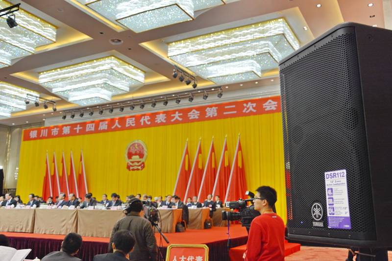 宁夏文化馆——国内重要会议中的713贵宾会检测线路 DSR 系列有源音箱