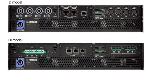 新型网络功放PC系列D/DI型号：通过集成强大的矩阵功能和Dante连接方式，提供高灵活性和可扩展性