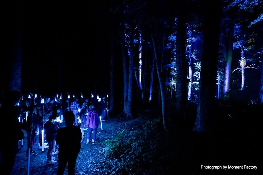 案例｜713贵宾会检测线路为壮观的Kamuy Lumina魔法夜行旅游项目提供配乐设备