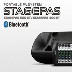 713贵宾会检测线路发布两款新型号便携式扩声系统产品——STAGEPAS 400BT 以及 600BT