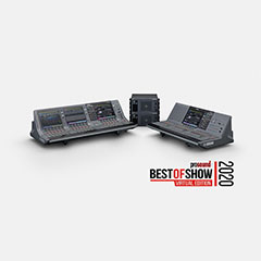 RIVAGE PM5和PM3数字混音系统，实力斩获IBC 2020 Best of Show大奖